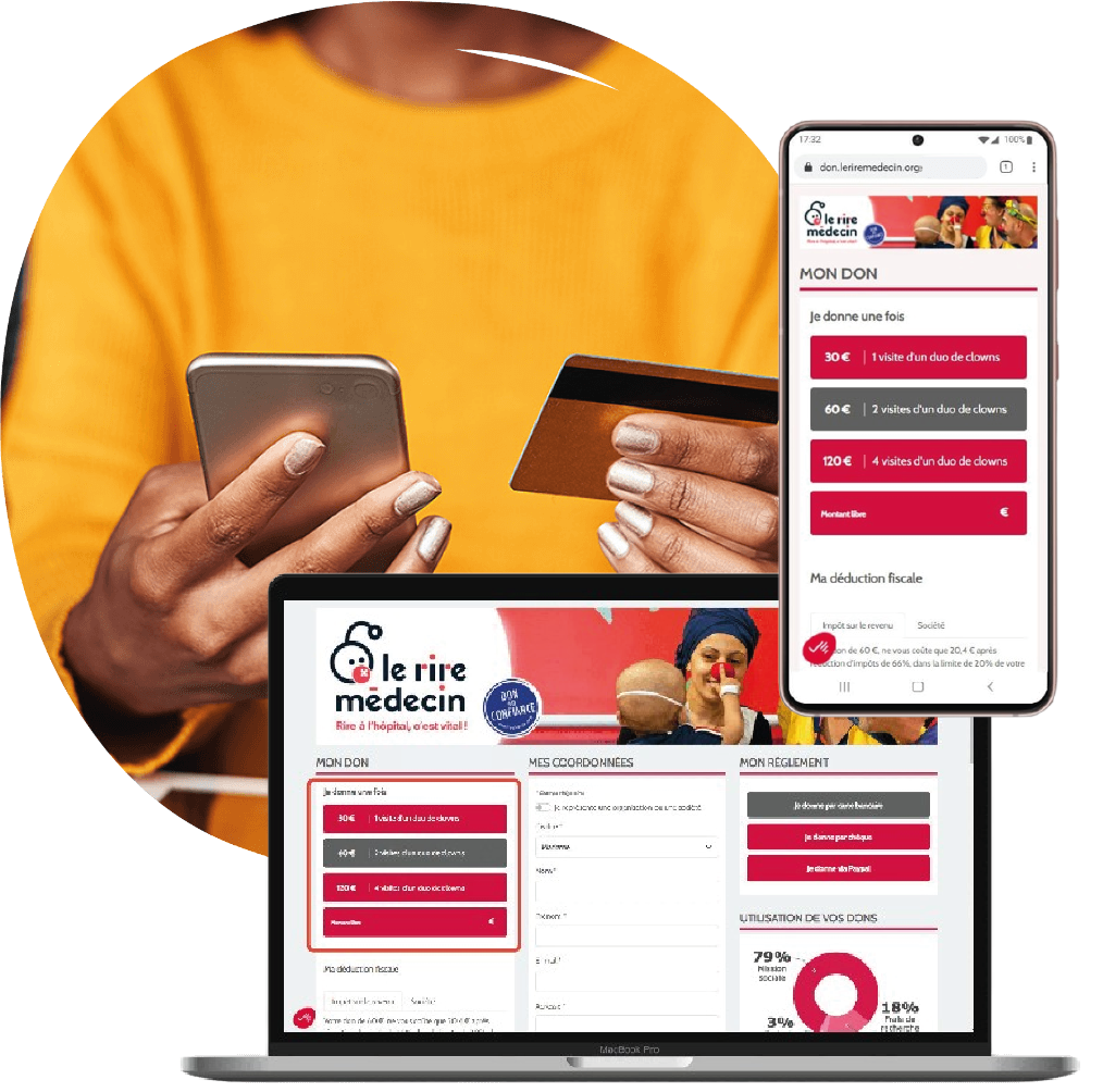 Exemple de formulaires de don en ligne